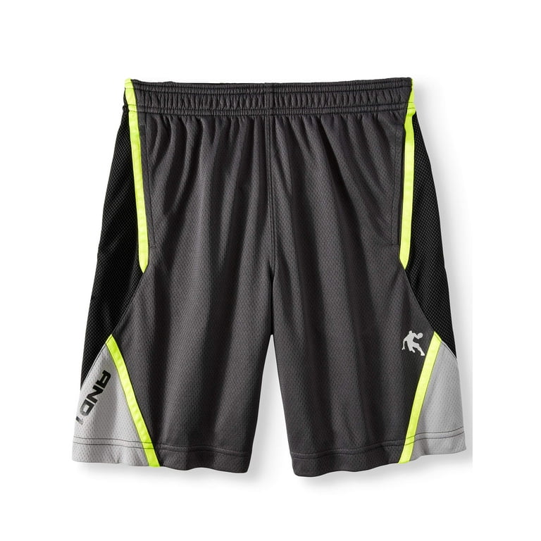 Black basketball sales shorts walmart
