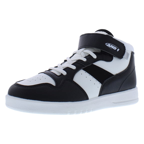 AND1 Resolve PS Boys Shoes Size 5, Color: Black/White