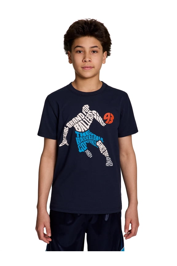 Boy's Athletic Graphic T-Shirt, Sizes 4-18