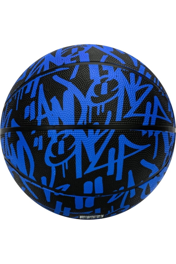 Street Ink Rubber Basketball: Official Regulation Size 7 (29.5 inches) - Deep Channel Construction, Made for Indoor/Outdoor