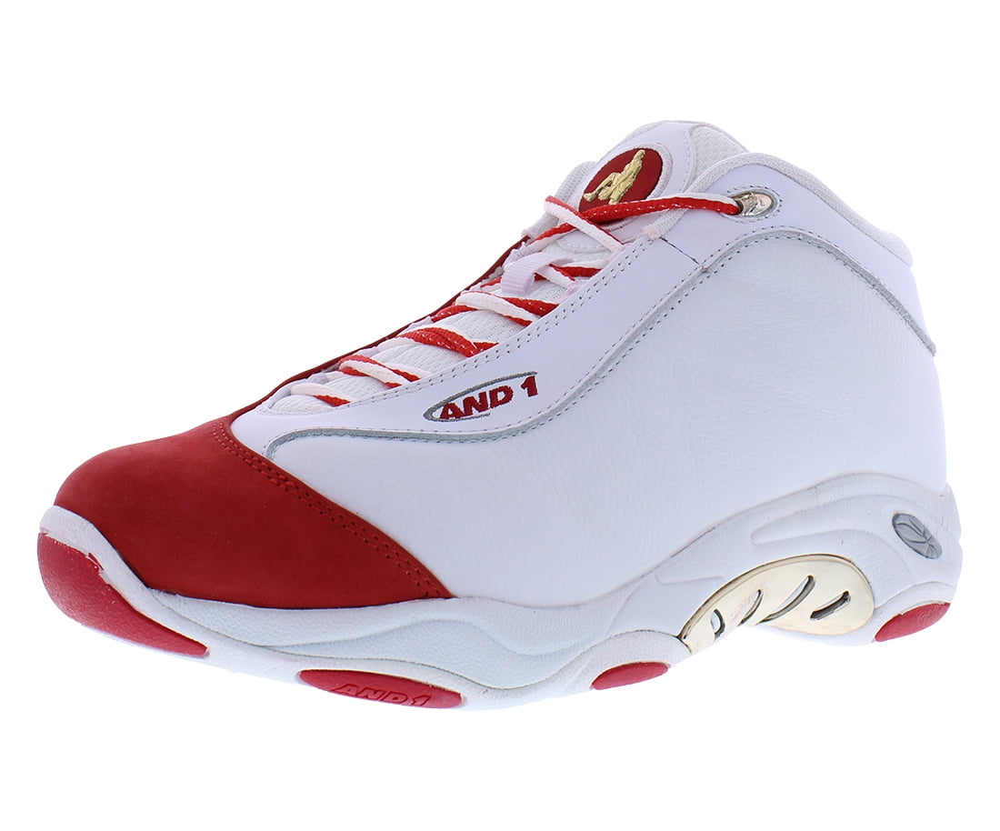 AND1 Tai Chi LX Mens Shoes Size 9, Color: White/Red/Yellow