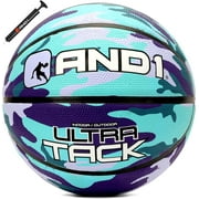 AND1 Ultra Grip Basketball: Size 7 (29.5") Rubber, Deep Construction, for Indoor/Outdoor Games