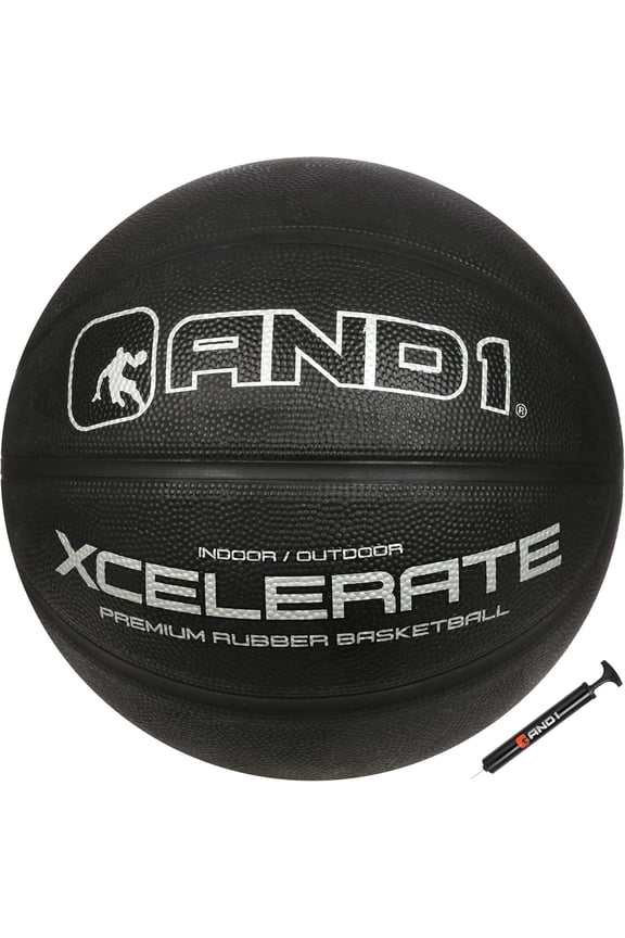 Xcelerate Basketball: Size 7 (29.5") - Deep Channel Construction, for Indoor/Outdoor Use