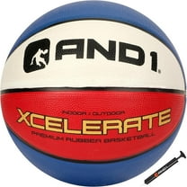 AND1 Xcelerate Basketball: Size 7 (29.5") - Deep Channel Construction, for Indoor/Outdoor Use