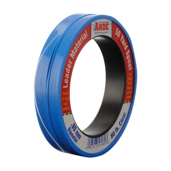 ANDE 10lb Premium Clear Leader Fishing Line, 50'