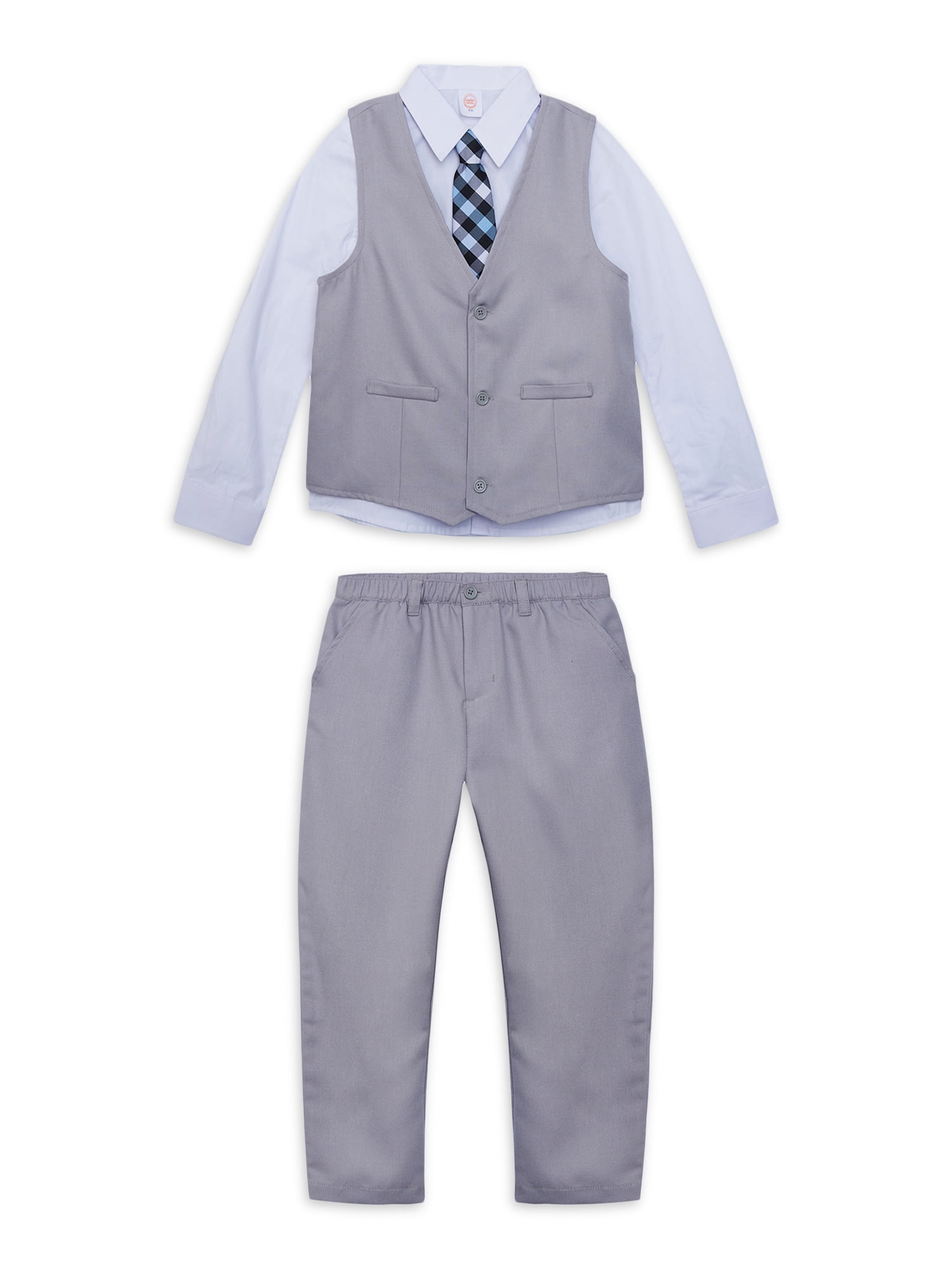 ANDE Boys Core 4 Piece Vest Set, Sizes 4-16 & Husky