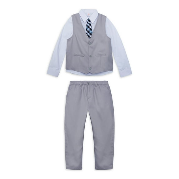 ANDE Boys Core 4 Piece Vest Set, Sizes 4-16 & Husky