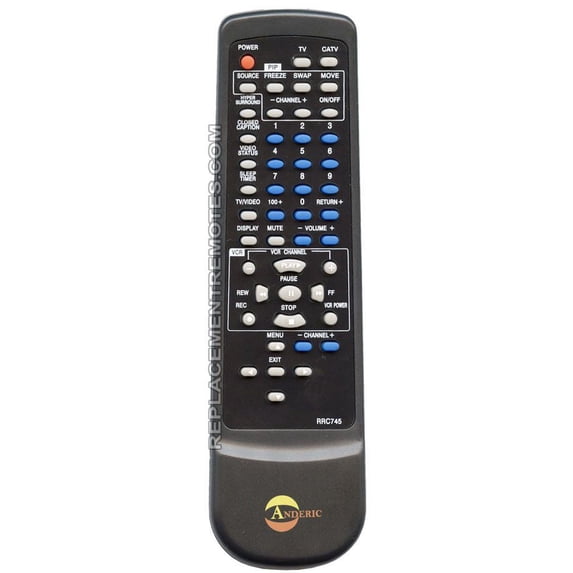 ANDERIC RRC745 JVC (p/n: RRC745) TV Remote Control (new)