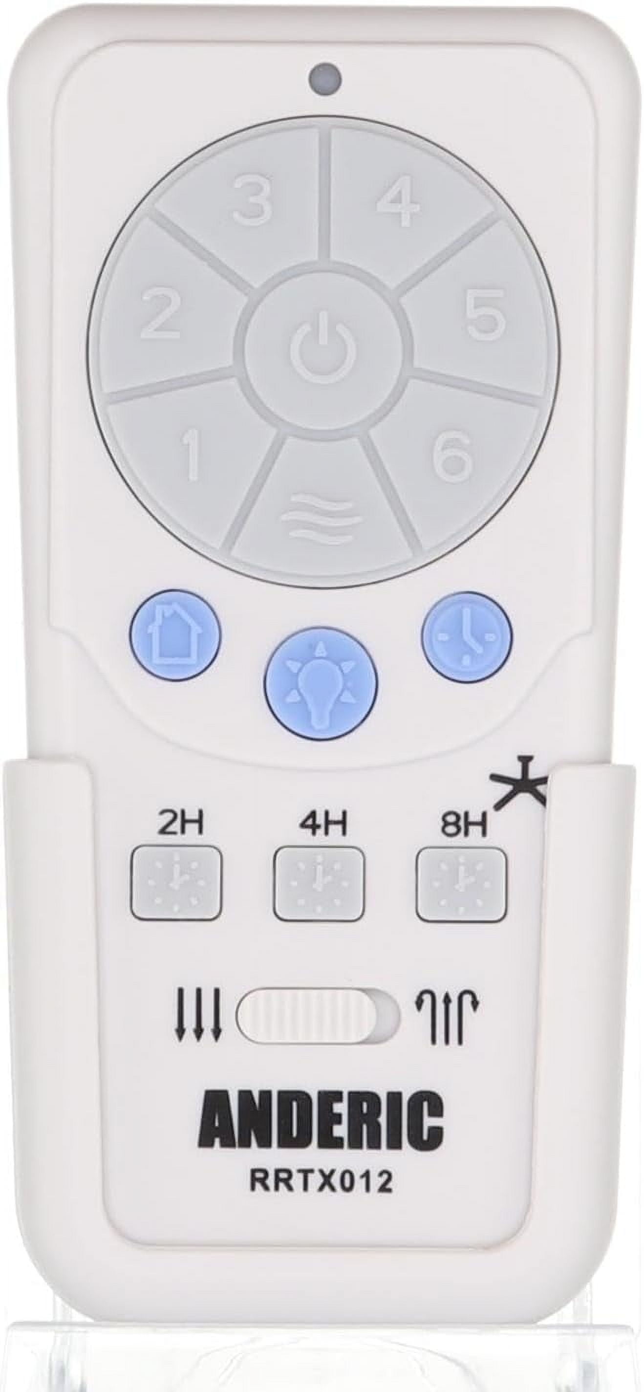 ANDERIC RRTX012 for Harbor Breeze A25-TX012 A25-TX025 Ceiling Fan Remote Control
