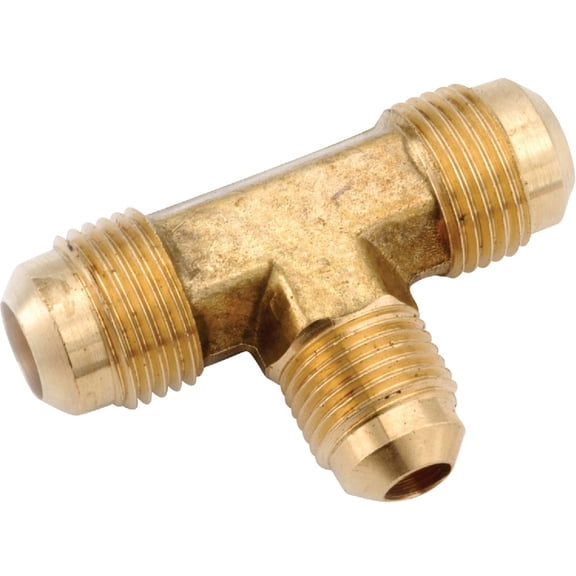 ANDERSON METALS 754059-101008 5/8 x 5/8 x 1/2 Brass Flat Tee