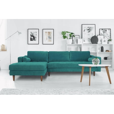 ANDERSON RAF SECTIONAL - TURQUOISE for Walmart US | Small Space, Easy Assembly, Family Dining