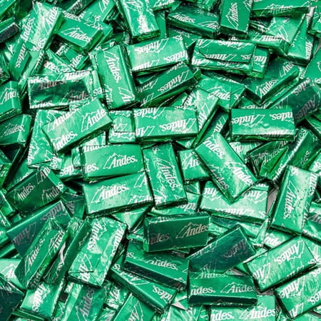 ANDES MINTS Candy 1 lb – Anti Melt Pack, Creme De Menthe Chocolate Thin Mints, Bulk Candies, Individually Wrapped (90 Pieces), Peanut & Gluten Free