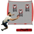 thumbnail image 1 of ANDGOAL Football Quarterback Trainer Net - Football Throwing Net Football Quarterback Training Equipment Training Net Qb Football Passing Net, Kicking Nets Practice Football, Football Net For Throwing, 1 of 7