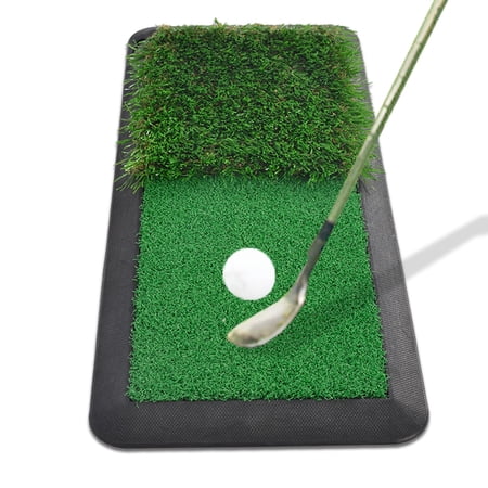 ANDGOAL Golf Turf Mat - Golf Training Mat Non-Slip, Rubber Base Golf Mat, Heavy-Duty Golf Turf Mat, Premium Golf Practice Mat with Tee