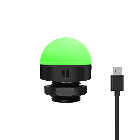 ANDONT 3-Stack USB LED Andon Tower Light, Single Layer, 5VDC, Red/Yellow/Green with Buzzer  Industrial Workstation Warning Light