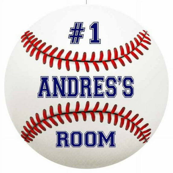 ANDRES'S Bedroom 14" Round Metal Sign Boys Room Wall Decor Gift 100140030162