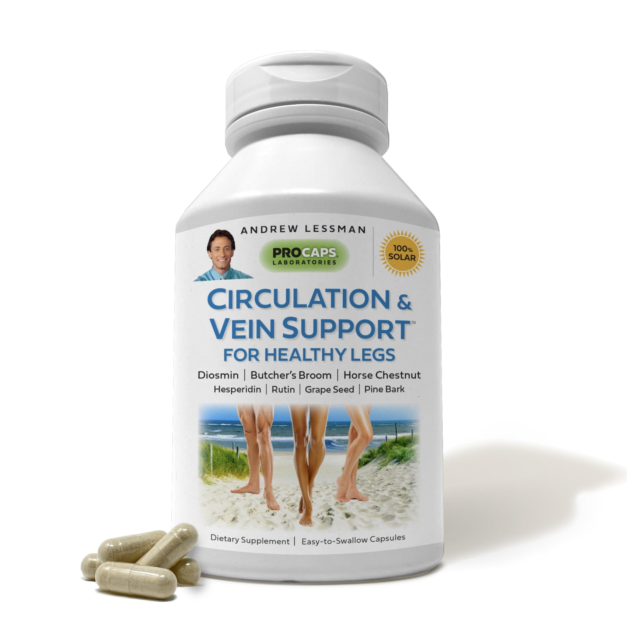 ANDREW LESSMAN Circulation & Vein Support for Healthy Legs 30 Capsules