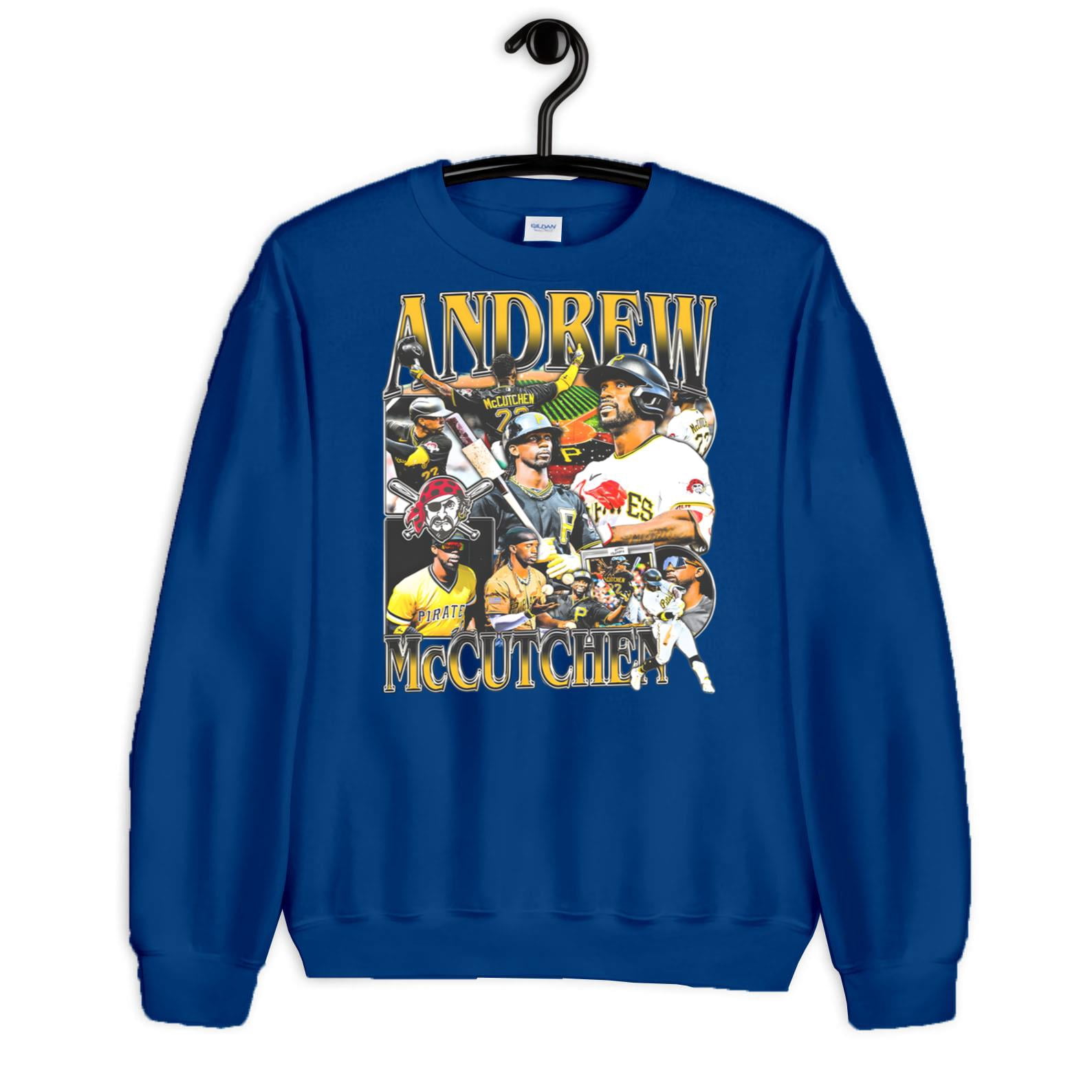 500 LEVEL Andrew McCutchen Pittsburgh Pirates Long Sleeve T-Shirt – Officially Licensed MLBPA Gear