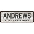 thumbnail image 1 of ANDREWS Home Sweet Home Country Look Gift 6x18 Metal Sig 206180045663, 1 of 1