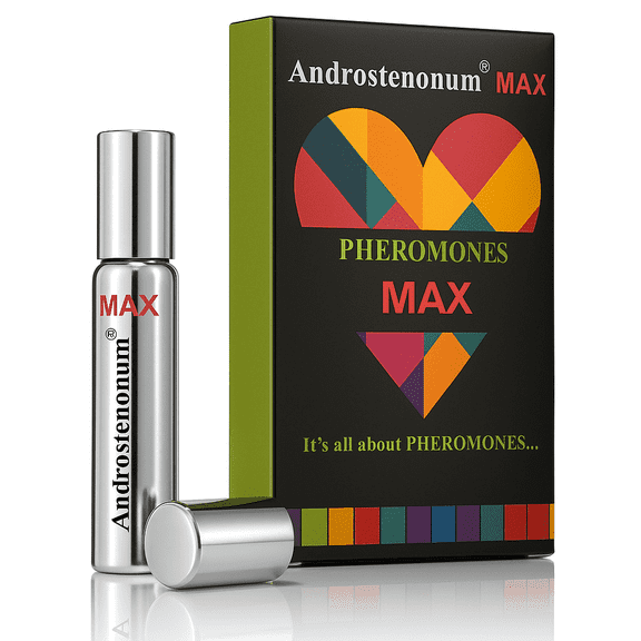Pheromone Cologne for Men ANDROSTENONUM MAX by Pherolec Global Perfume De Feromonas Cologne Oil for Men Long-Lasting Pheromones Cologne Fragrance Essence Extra Strength Man 0.27 fl. Oz Roll On