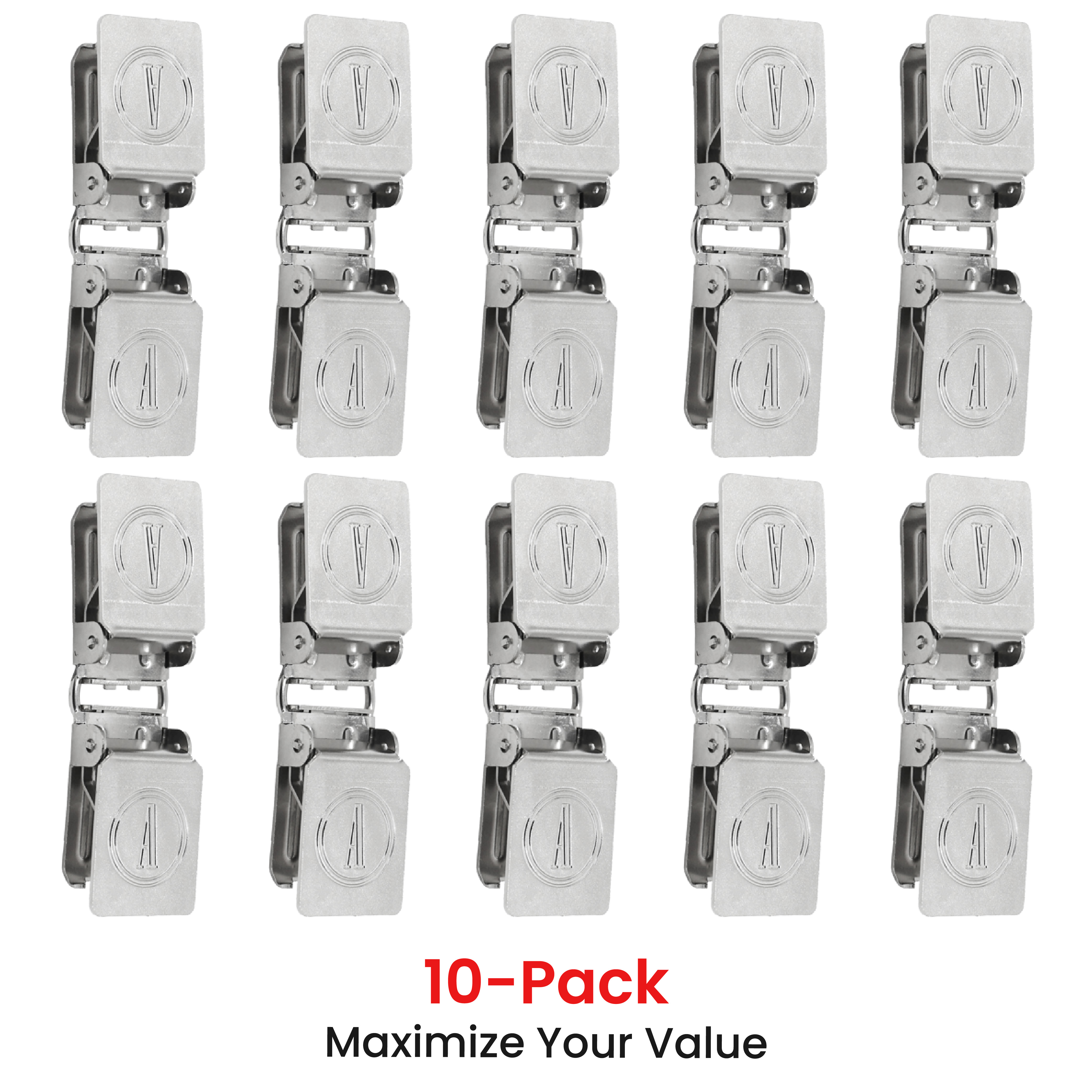 ANDUSTRIAL Large DoubleSided Alligator Rug Clips for Extending Or