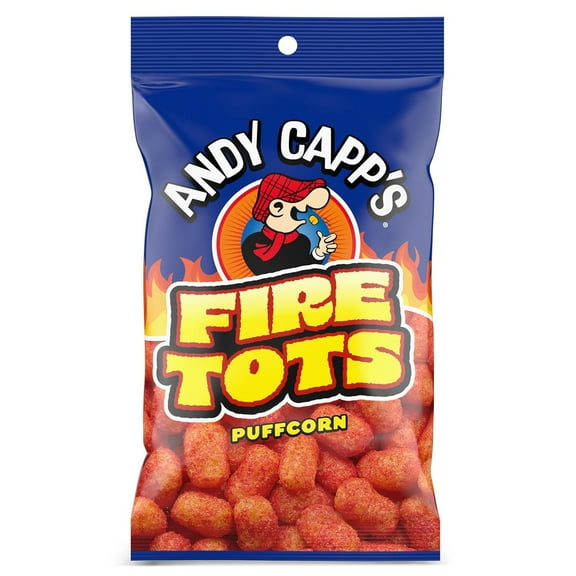 ANDY CAPPS FIRE TOTS PUFFCORN 1.5 Oz Box Of 12