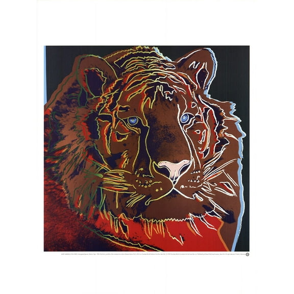 ANDY WARHOL Endangered Siberian Tiger, 1999