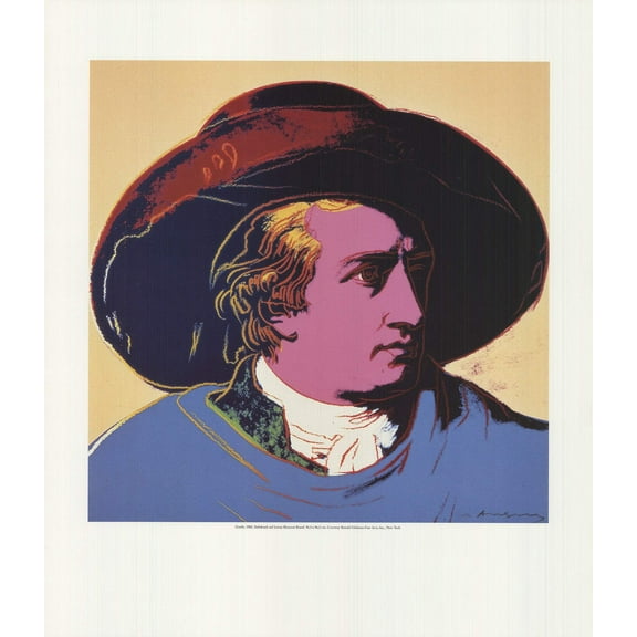 ANDY WARHOL Goethe, 1990