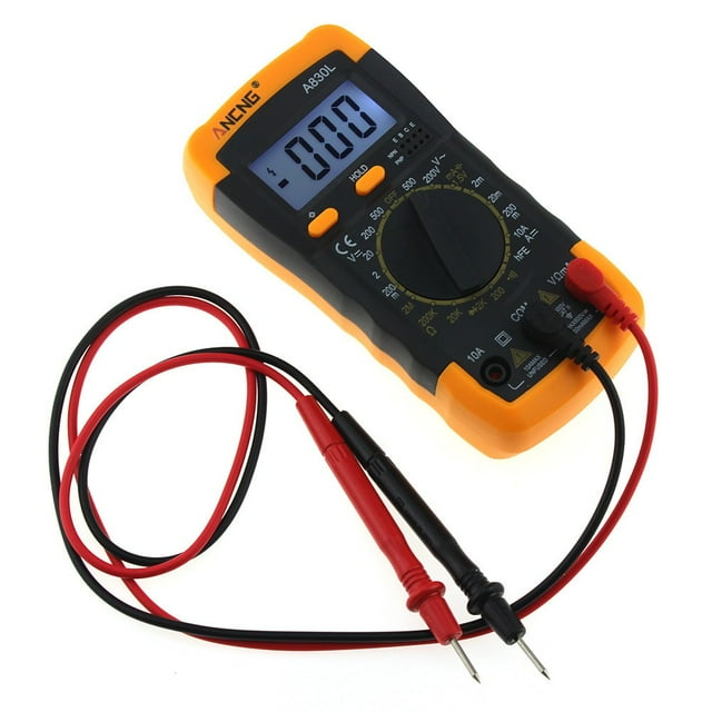 ANENE A830L Digital Voltmeter Ammeter Ohmmeter Multimeter AC DC Tester