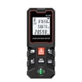 thumbnail image 1 of 100m  Measure LCD Digital  Distance Meter With Bubble Level Mini Range Finder Distance/ Area/ Volume/ Pythagorean Measuring Tool Unit Switching Data Storage, 1 of 7