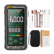 ANENG 683 6000 Counts Large Touch Screen Digital Multimeter Smart Anti-burn Rechargeable Universal Meter VA Reverse Display NCV Tester with Flashlight for Voltage Current Resistance Capacitance