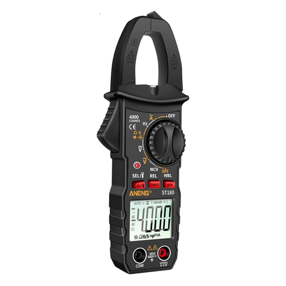 ANENG Clamp Meter,Clamp Meter Current Meter NCV Clamp Tester -30~1000 Universal Meter Tester Current Meter ST180 4000 Clamp Temperature Clamp Voltmeter Ammeter Voltmeter Ammeter Yorten
