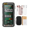 thumbnail image 1 of ANENG Digital Multimeter 6000 Counts Large Screen with Flashlight VA Reverse Display Smart Burn NCV Tester for Voltage Current Resistance Capacitance Temperature, 1 of 7