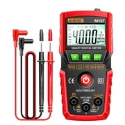 ANENG M107 Smart Multimeter Backlit LCD Display, Convenient Data Checking and On/Off Beeping
