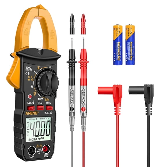 ANENG ST180 Digital Multimeter TRMS 4000 Counts Volt Meter Auto-Ranging ...