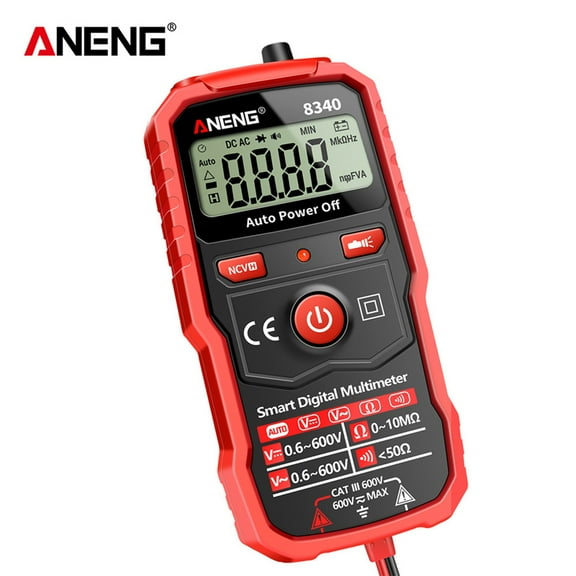 ANENG Multimeter,Smart Auto 1999 Resistance Live Wire 1999 Voltmeter Test Ncv Induction Voltmeter Test Pen 8340 Smart Auto Pen With Screen Test Pen With Resistance Live With Screen Ncv Eryue
