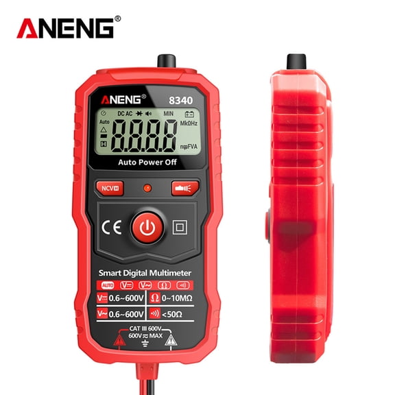 ANENG Multimeter,Smart Auto 1999 Screen NCV Induction Auto 1999 Voltmeter NCV Induction Test Pen Screen Voltmeter Test Pen Resistance Live 8340 Smart Auto Wire Induction Resistance ADBEN