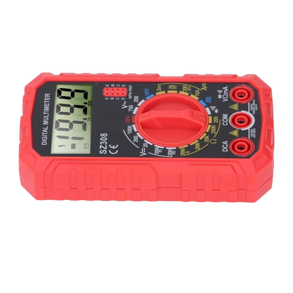 ANENG SZ308 Digital Multimeter 4000 Counts - Portable AC/DC Voltage Tester, Ohmmeter, Voltmeter for Home, Automotive, and Industrial Use