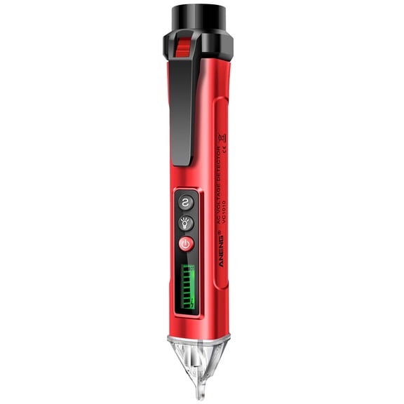 ANENG VC1010 Non-Contact Voltage Tester Pen, 12-1000V AC Detector with LED Flashlight & Audible Alarm
