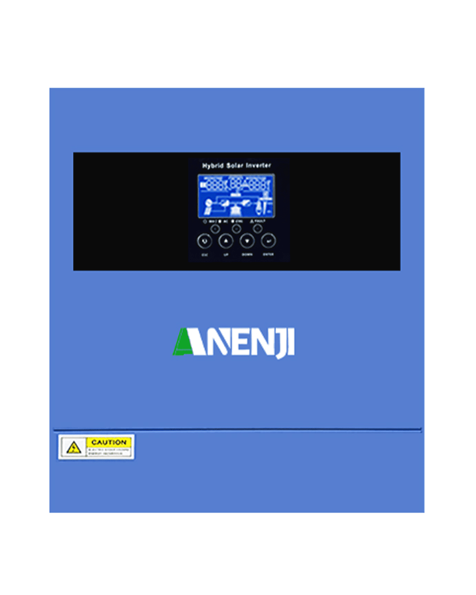 ANENJI 4200W Hybrid Inverter 24VDC, 220/230V AC All-in-One Pure Sine Wave 100A MPPT, Max PV Input Voltage 500V