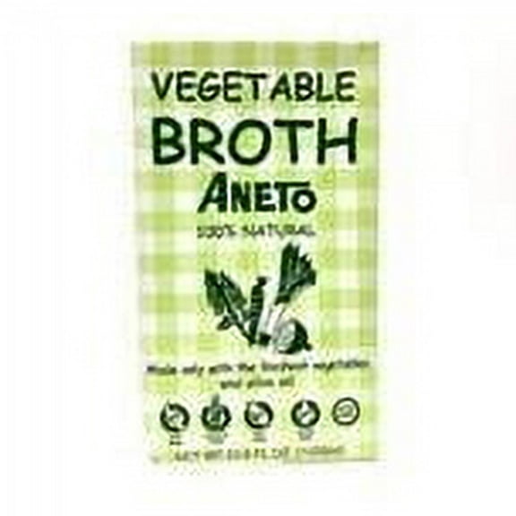 ANETO BROTH VEGETABLE 1 LT - Pack of 6