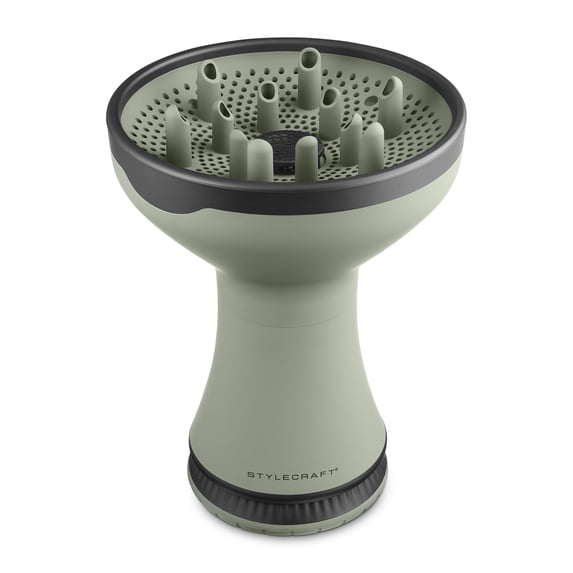 StyleCraft Sage Collection Diffuser Hair Dryer for Curly Hair, Ion Generator for Frizz-Free Curls