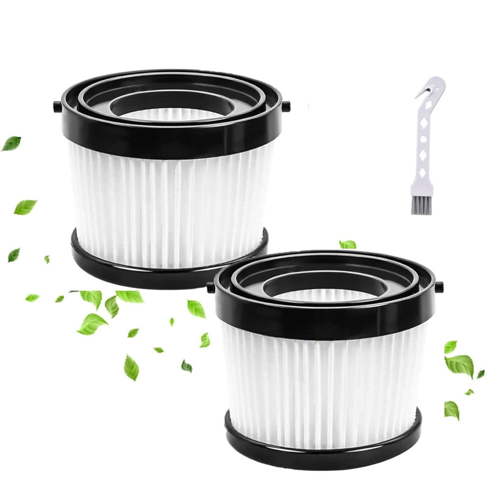 2Pcs HEPA Replacement Filter For DEWALT DCV501HB 20V Cordless Handheld Vacuum With Black Gasket Part Dcv5011h P 18620117