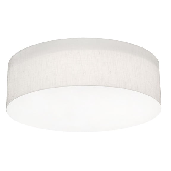ANF1524MB-LW AFX Anton - 3 Light Flush Mount In Modern Style-5.5 Inches Tall and 15 Inches Wide-Linen White Finish