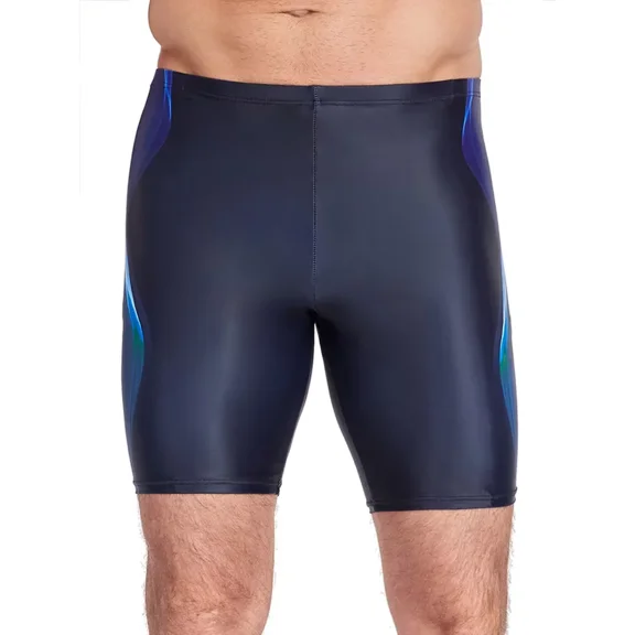 ANFERRY Men Swim Trunks with Lining Endurance Flex Jammer Quick Dry Elastic Swimming Board Shorts