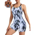 thumbnail image 1 of ANFERRY One Piece Boyleg Swimsuit Women Tummy Control Slimming Athletic Swimwear Crisscross Back Bathing Suit for Women, 1 of 7