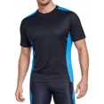 thumbnail image 1 of ANFERRY Men Swim Shirts Color Block UPF50+ Sun Protection Rash Guard Quick Dry Stretchy Swim Top, 1 of 10
