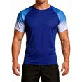thumbnail image 1 of ANFERRY Short Sleeve Swim Shirts for Men Printed UPF50+ Sun Protection Athletic Rash Guards Top, 1 of 11