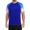 thumbnail image 1 of ANFERRY Short Sleeve Swim Shirts for Men Printed UPF50+ Sun Protection Athletic Rash Guards Top, 1 of 10
