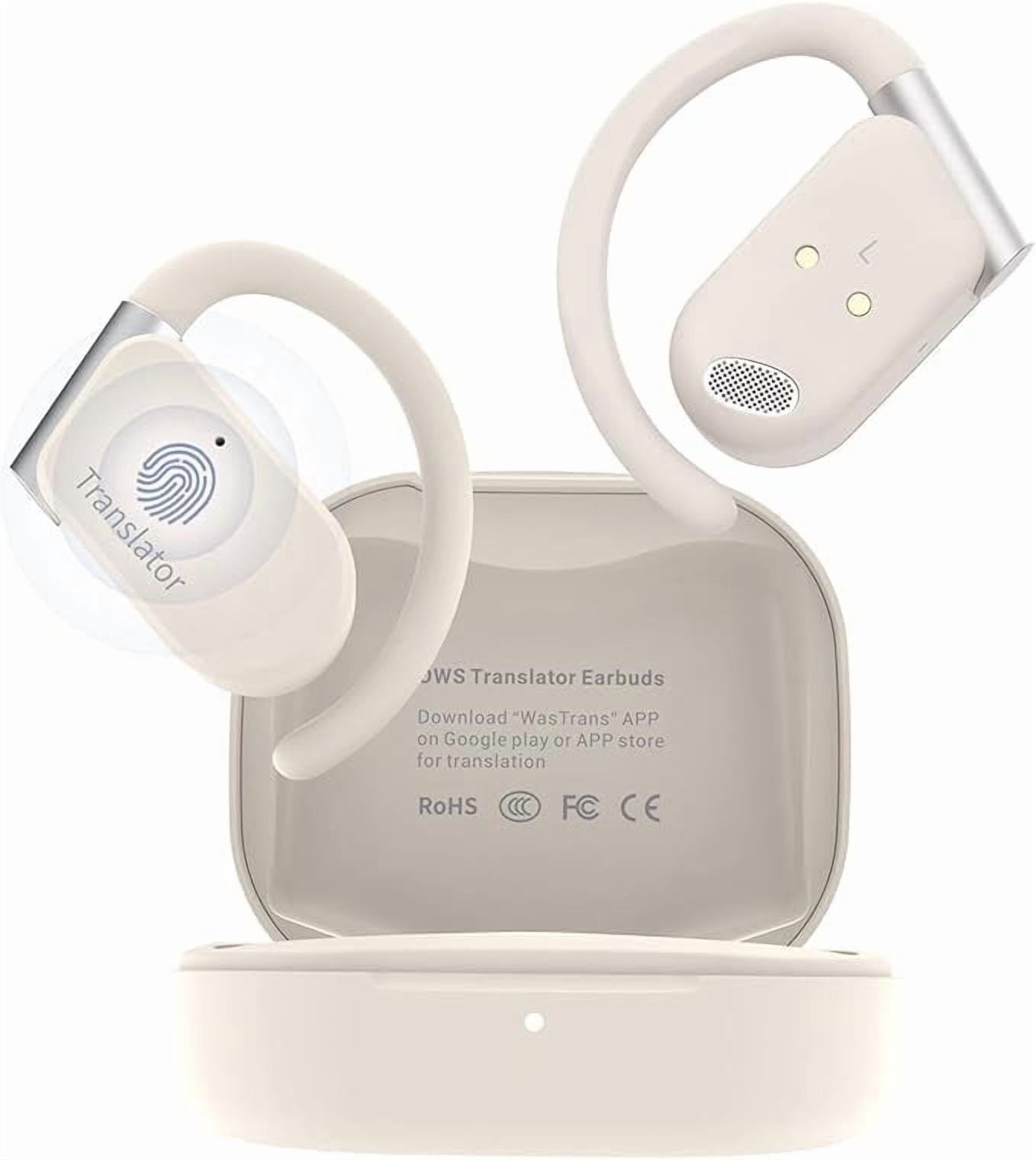Snug Device ANFIER M9 Language Translator Earbuds Open-Ear Headphones Support 144 ...